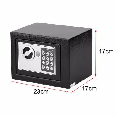 China Waterproof Electrostatic Powder Coating Metal Safe Box For Hotel 17E for sale