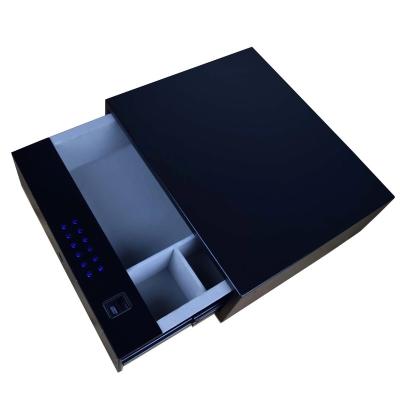 China Custom Home Hidden Safe Drawer Smart Metal Jewelry Fingerprint Money Box Safe JDBXX for sale