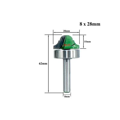 China 1pc 8mm Cutter Wood Leg Supporting Double Shank Roman Ogee Edging Router Bit Milling Cutter For Wood Line Wood Knife for sale