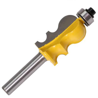 China 1/2 Bit Woodworking Handle Top Grade Woodworking Router Bits Beaded Casting Line Engraving Milling Cutter for sale