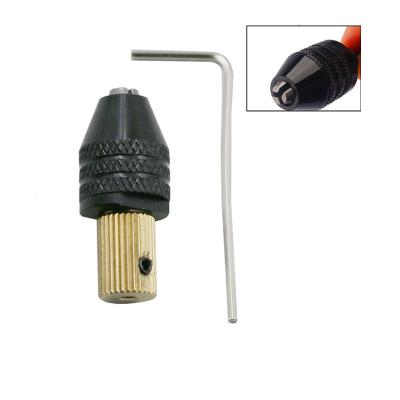 China Masonry Drilling Electric Motor Spindle Mini Chuck Fixture Clamp 0.3mm-3.5mm Small to Micro Drill Bit Chuck Fixing Device for sale