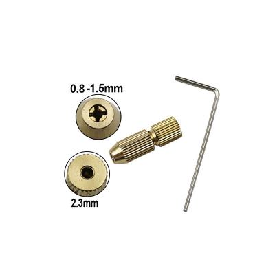 China Micro Drill Bits 0.8-1.5mm Micro Drill Clip Small Electric Drill Chuck Brass Self-Tightening Materials for sale