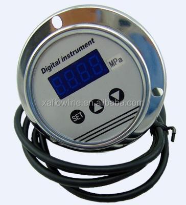 China High Accuracy Stainless Steel Case LCD Display Crawler Pressure Gauge for sale