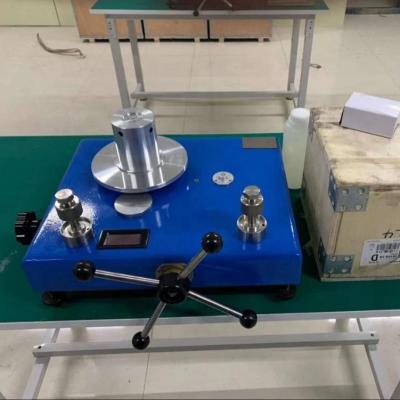 China High Precision Tungsten Carbide Digital Display Deadweight Tester With 0.02% Accuracy for sale