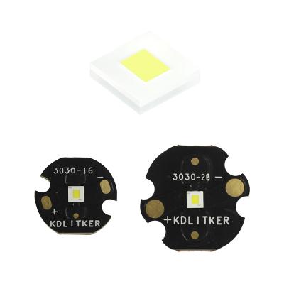 China Original DIY Flashlight KW CSLPM1.TG 18W SMD 3030 LED Emitter With KDLITKER DTP Copper MCPCB Hunting DIY Flashlight for sale