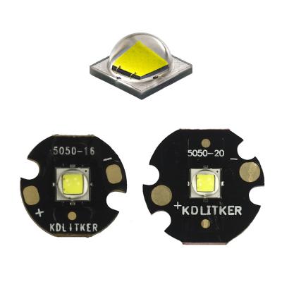 China Original DIY Flashlight XM-L2 10W 1052 Lumens SMD 5050 LED Emitter With KDLITKER DTP Copper MCPCB DIY Flashlight for sale