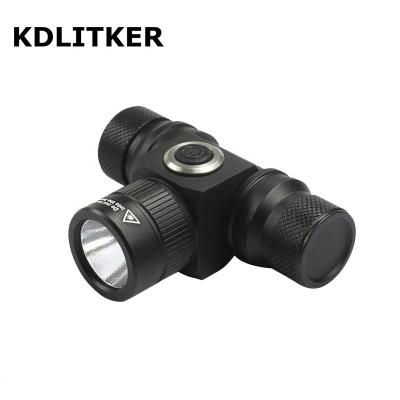 China 2-Mode Camping KDLITKER HL-10 XM-L2 1000 Lumens and HID Strobe LED Headlight for Camping Increasing and Running Head Light Waterproof for sale