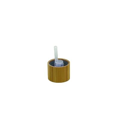 China Bamboo Bottles Essential Oils Screw Cap 18mm Diameter For Cosmetic Packaging for sale