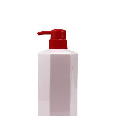 China Plastic Cosmetics 32mm Closure Size Big Dosage Bottles Lotion Pump Power Pump For Shampoo With Long Spout for sale