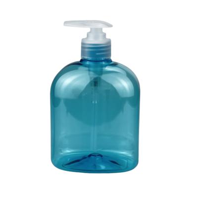 China Hot Sale PET 500ml Cosmetic Hand Wash Plastic Hand Sanitizer Bottle Empty Hand Wash Bottle With Lotion Pump for sale