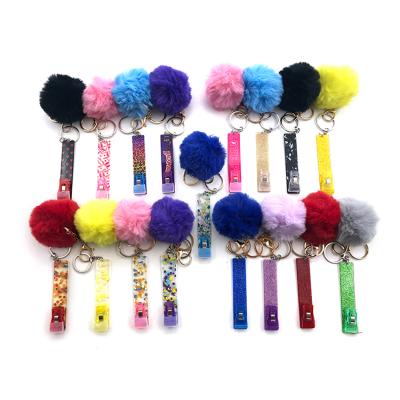 China A whole high quality card grabber key chain for long nails with good hardware for sale