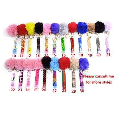 China Wholesale Plastic Acrylic Material Puller Custom Your Own Credit Card Grabber Key Chain For Long Nails for sale