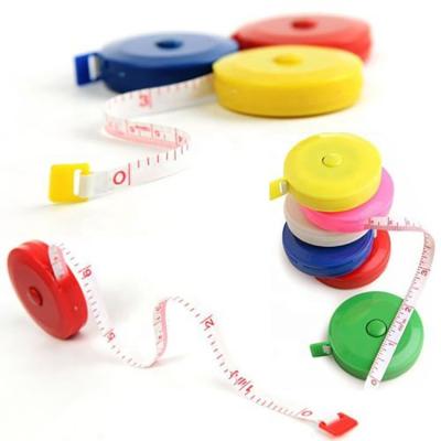 China Soft Tailor's Round Tappe Measure Tape Measure For Custom Retractable Round Tape Tailor's Measurements 150Cm for sale