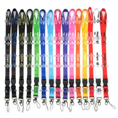 China High Quality Chain Key Holder Card Holder Lanyards With Logo Flat Polyester Heat Transfer Printed Logo High Quality Lanyard for sale