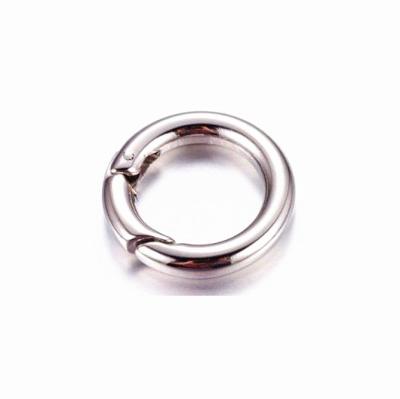 China Stainless Steel Round Push In Clasp Accessory for Pendant and Necklace Te koop