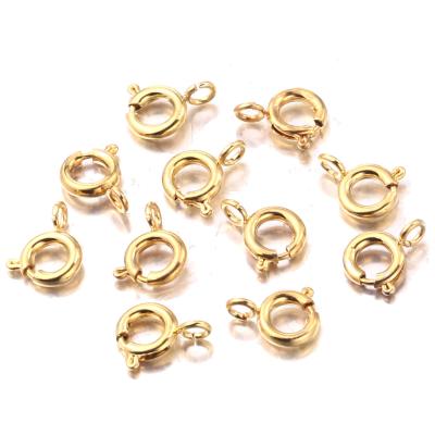 China 18K Gold Plated Spring Clasp Handmade DIY Accessories 925 Sterling Silver Jewelry zu verkaufen