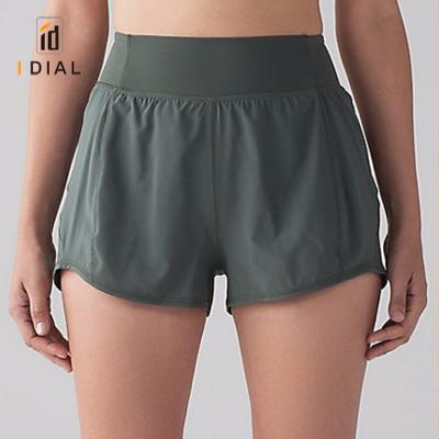 China High Stretch Sweat-Wicking 97 Durable Polyester 3 Spandex Workout Wholesale Compression Short Pants For Women for sale