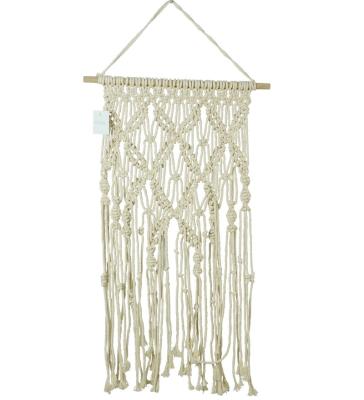 China Fabric Macrame Woven Wall Hanging Tapestry - Room Hangers Decor-cotton rope haner for sale