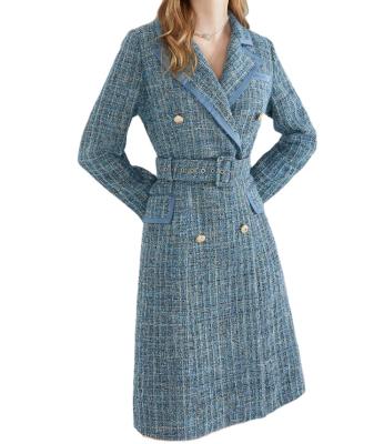 China OEM ODM QUICK DRY custom coats long for ladies oversized tweed coat for sale