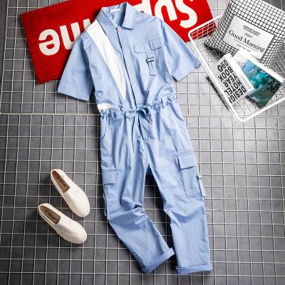 China Custom 2021 Japanese style fashion hip hop men's casual QUICK DRY OEM ODM cargo pants overalls pants men sets overalls for sale