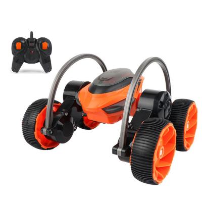 China RC Hobby 4 Channel Twisting Remote Control Car Flip Roll Automobile Toys Children 360 Degree Rotation Flip Stunt Car Toy For Wholesale for sale