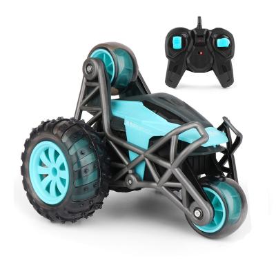 China RC Hobby Flip Car Toys Upright Spin Vehicle Four-wheel Radio Controlled Cool Modeling Ornaments 360 Degree Roll Rotation Stunt Rc Car for sale