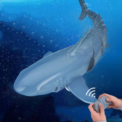 China RC Hobby Simulation 2.4Ghz Simulation Rc Sea Animals Kids Pool Game Water Toys Indoor Outdoor Common Plastic Fish Remote Control Shark for sale