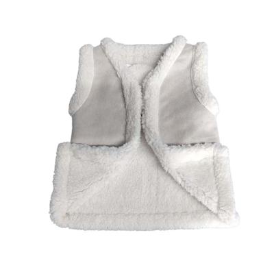 China Viable top selling children's suede spring and autumn boys and girls vest in 2021 for sale