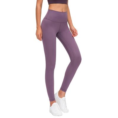 China 2023 Breathable TikTok Gaiters Peach Butt Yoga Pants High Hip Lift Fitness Waist Tight Feet Fitness Nine Women Yoga Pants for sale