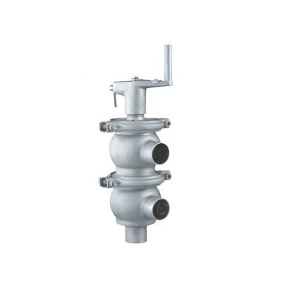 China General Meinuox Sanitary Stainless Steel Manual / Pneumatic Change Over Valve for sale