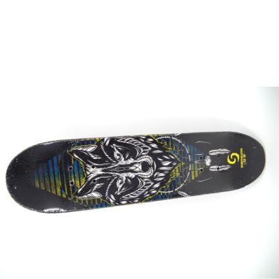 China Heat transfer blast sand sticker 31 complete skateboard pro deck 7 layers maple wood skateboard deck for extreme sports and outdoor for sale