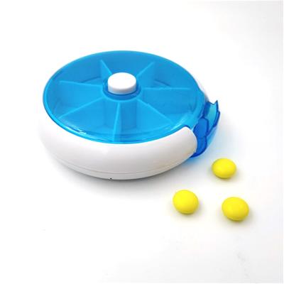 China Automatic Rotating Circular Medicine Box/7 Grid Medicine Box Maker Steamable Press Type Circular Wholesale for sale