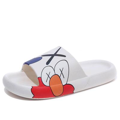 China Damping original high quality brand color print fashion summer custom slippers with men and women slipper for sale