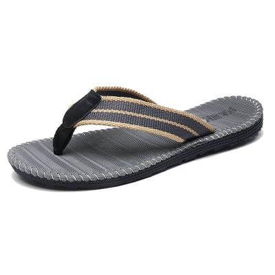 China Cushioning New Hot Selling Summer Print Men Slippers Fashion Outdoor Casual Shoes Beach Flip Flops Cheap Wholesale Men's Sandals for sale