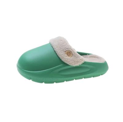 China New Fashion Waterproof Cotton Slippers Women's Cushioning In Autumn And Winter Home Indoor And Warm Outdoor Wear Cotton Slippers For Men for sale