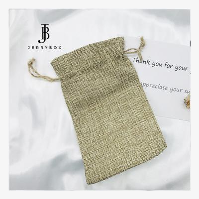 China Jewelry Drawstring Jewelry Canvas Pouch for sale