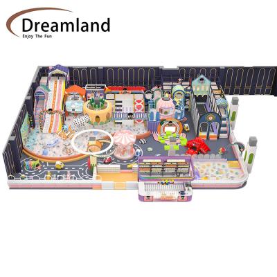 China Attractive Indoor Soft Playground Equipment Naughty Castle Paradise For Game Center for sale