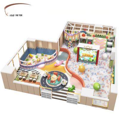 China Pastelkleurig plastic Kinderen Indoor Play Centre apparatuur Custom Soft Play apparatuur Te koop