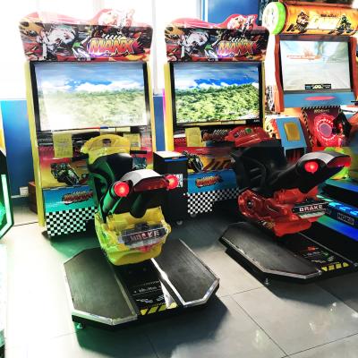 China Engraçado 42LCD MANX TT Superbike Arcade Machine For Games Mall à venda