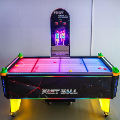 China Adults 4 People Air Hockey Game Machine With US Plug Type Multi Ball Mode for sale