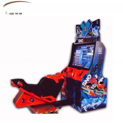 Chine Jeu d'arcade Snocross fonctionnant à la pièce Dynamique Moto Driving Arcade Machine de jeu vidéo à vendre