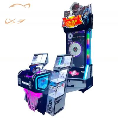 China 2 Players Interactive Shooting Game Machine With New Color Luminous for sale