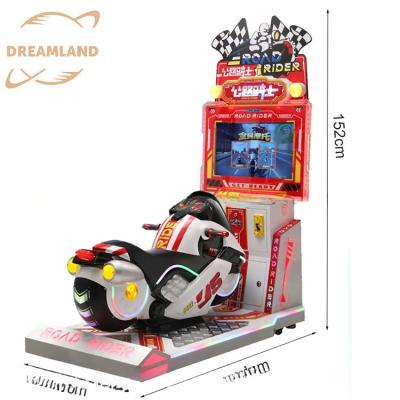 China Dreamland Hot sale good price kids motorbike driving games coin operated ride children motorcycle car game machine for sale