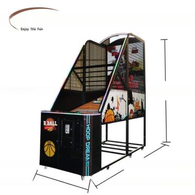 China Dreamland Coin betrieben Elektronische Straßenbasketball-Boy-Maschine Arcade-Basketball-Spielmaschine für Indoor-Game Center zu verkaufen