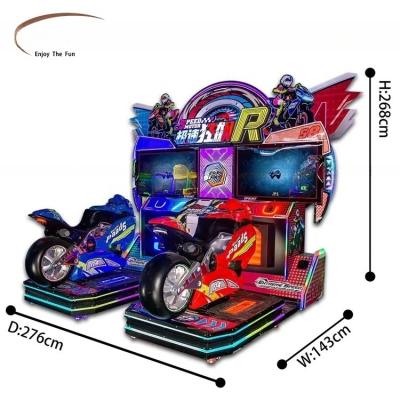 China Dreamland Neues Produkt Doppelmotorradrennen Arcade Motorradspielmaschine Auto-Rennen Arcade-Maschine zu verkaufen