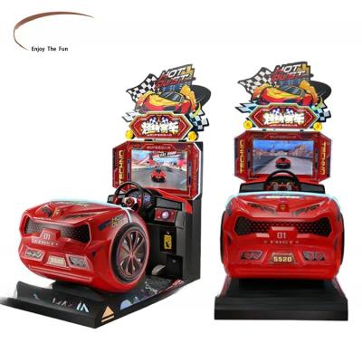 China Customizable Kids Car Racing Game Simulator Machine With 26 Inch Screen for sale