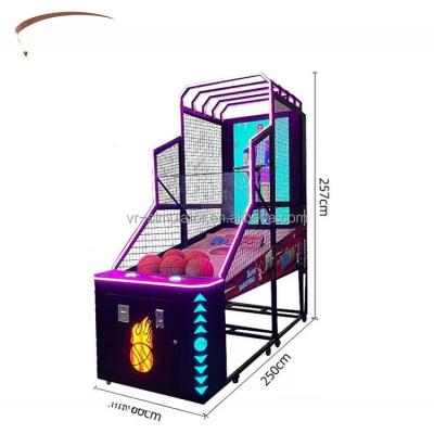 China Coin Op 55Inch Screen Arcade Hoops Basketball Cabinet Two Modes for sale