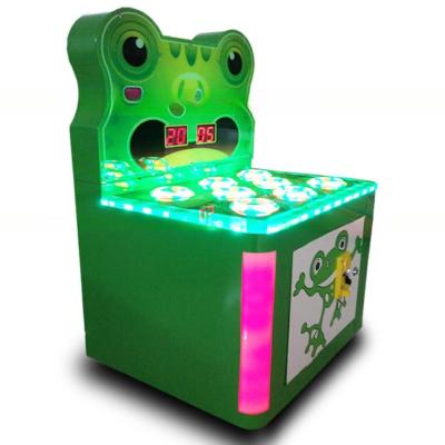 China Children paradise video game entertainment parent-child ticket redemption coin operated frog whack-a-mole game machine for sale