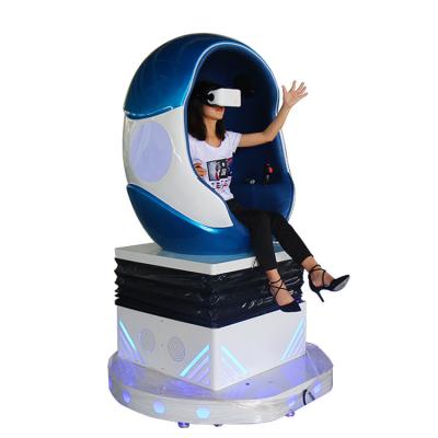 China Attractive HD Screen Single Seat 7D Egg VR Cinema 9D Cinema Simulator Virtual Reality 9D VR Egg Chair for sale