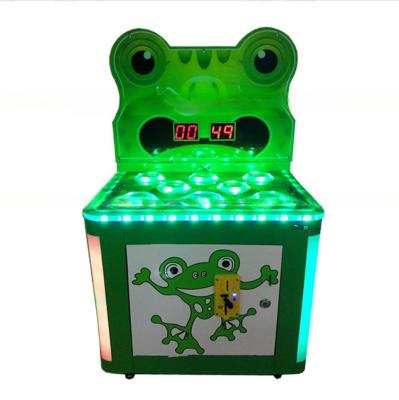 China Dreamland coin operated hammer ticket games crazy hitting frog kids game machine for sale